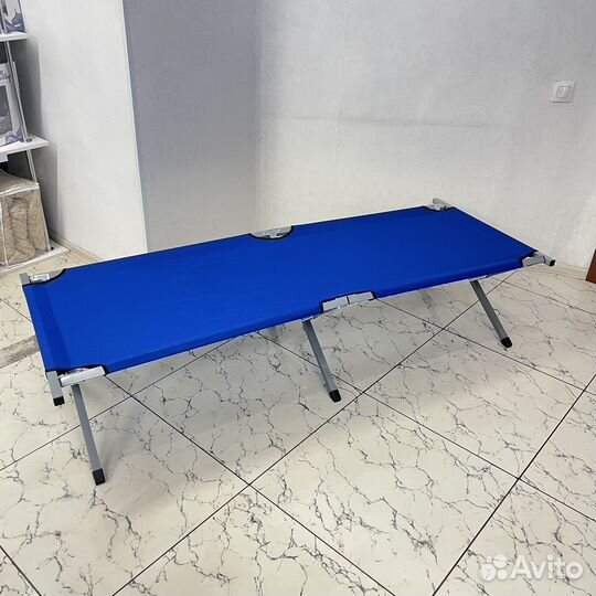 Прочная раскладушка туристическая. Не алюминиевая