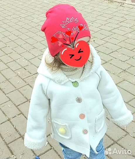 Дубленка для девочки