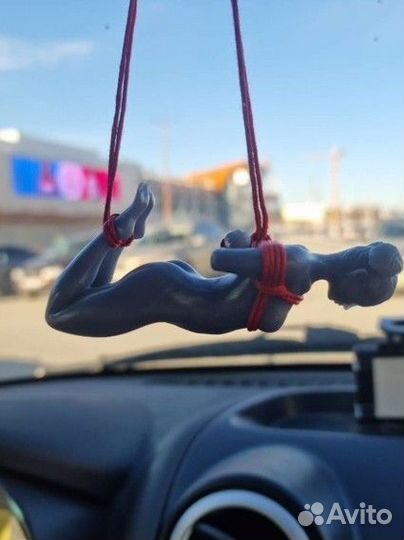 Шибари 8,5см чёрная фигурка девушки, модель