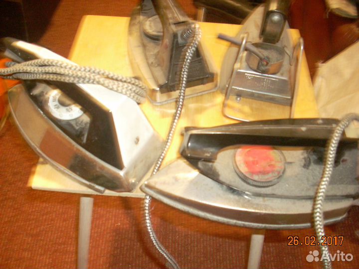 Продам Утюги электрические Советского периода 5шт
