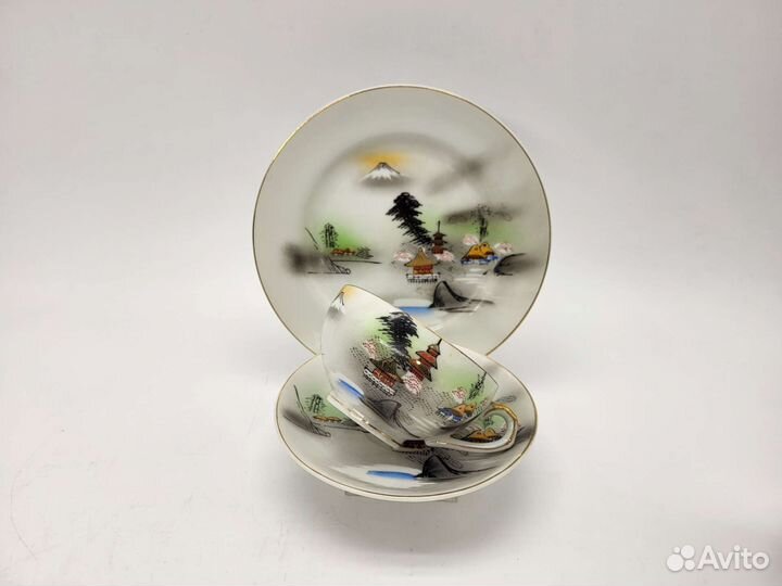 Сервиз чайный Япония Литофания