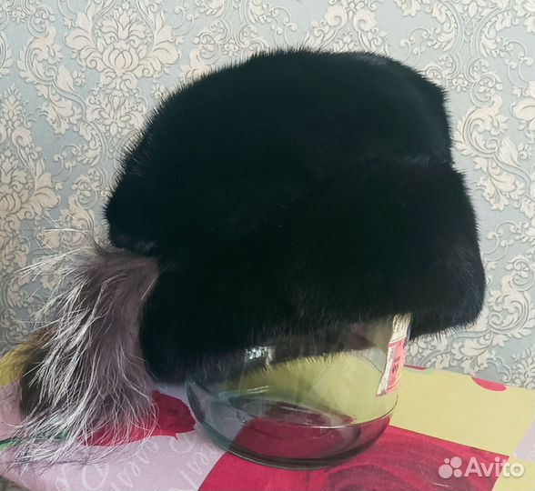 Шапка норковая женская