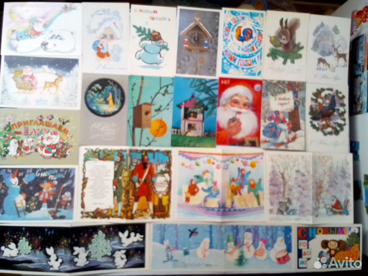 2 - Открытки чистые не подписаны пакетом