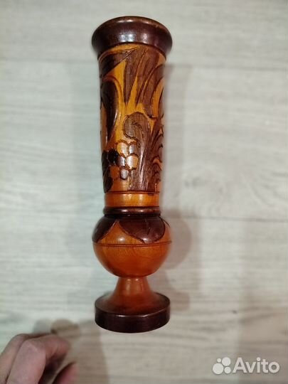 Ваза деревянная