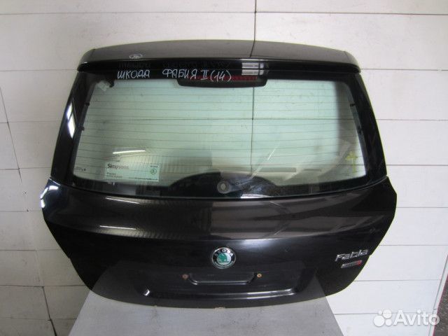 Дверь багажника со стеклом Шкода Фабиа 2