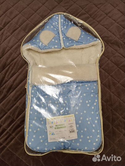 Зимний конверт в коляску