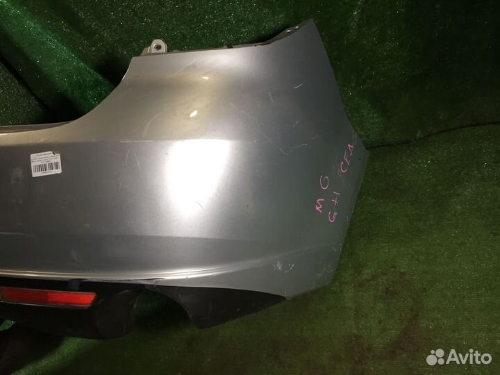 Бампер задний sedan Mazda 6 GH GH5AP Серебро трещи