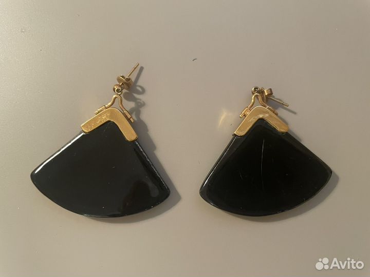 Серьги фарфор