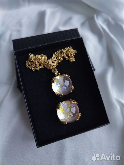 Кулон и кольцо набор комплект