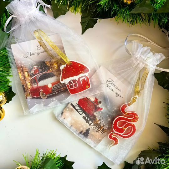 Елочные игрушки из эпоксидной смолы