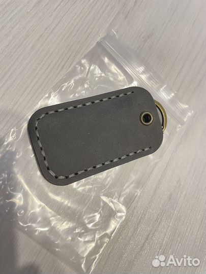 Чехол из кожи для карты пик и стикеров Тинькофф