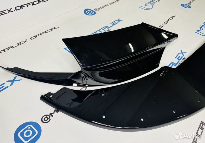 Сплиттер BMW F10 M performance глянец