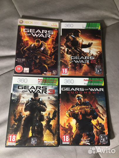 Весь Gears of war для XBox 360