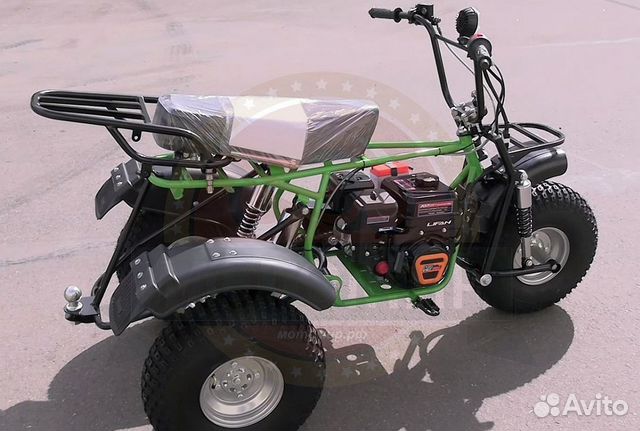 Трицикл сафари-3lе-8 тритон 2 (длинное седло, сзад