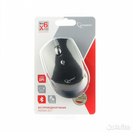 Мышь беспроводная Gembird musw-351, Bluetooth