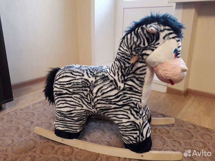 Игрушка-качалка Зебра