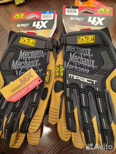 Перчатки mechanix mpact 4x original M и L