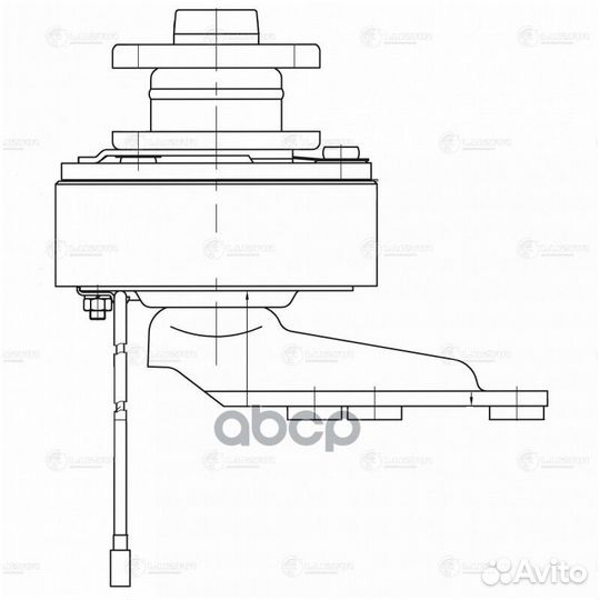 Электромагнитная LEC 03219 муфта вентилятора