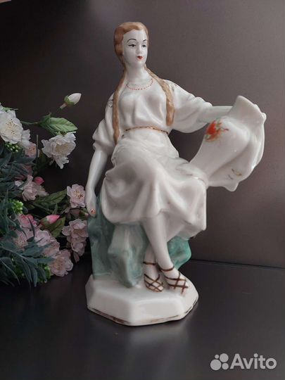 Статуэтка фарфор Зхк Полонне, Барановка