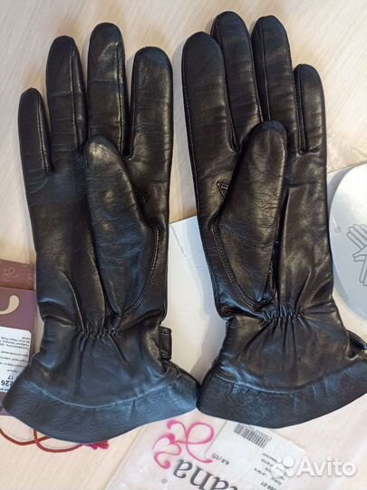 Перчатки новые Lantana р.6,5 кожаные