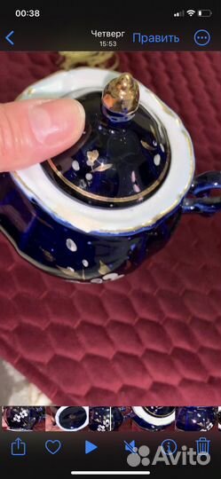 Сахарница кобальт СССР