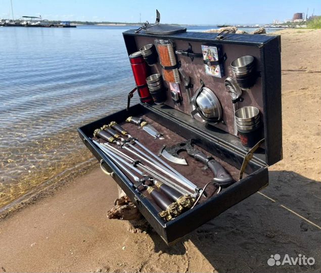 Шашлычный набор в кейсах/ чехлах