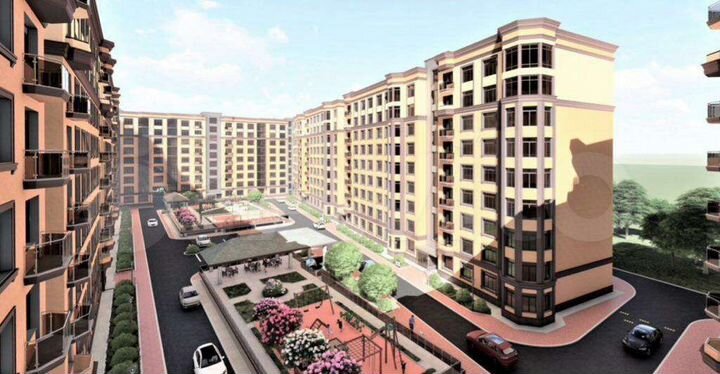 2-к. квартира, 77 м², 6/9 эт.