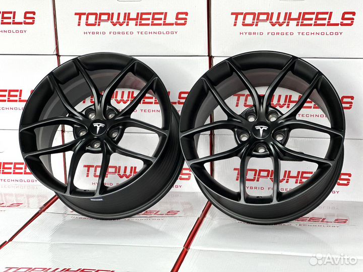 Диски Tesla Model 3 18 8.5J вес 8.6kg Black