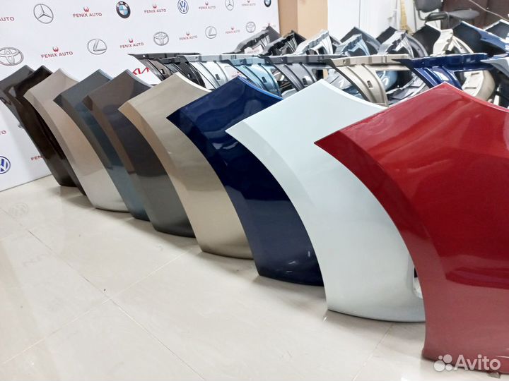 Бампер передний в цвет на Kia Rio 3 Рестайлинг