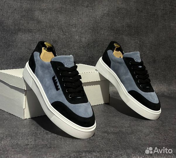 Кроссовки мужские кожаные baldinini