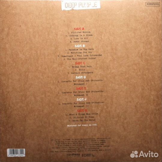 Виниловая пластинка Deep Purple - Live In Tokyo 20