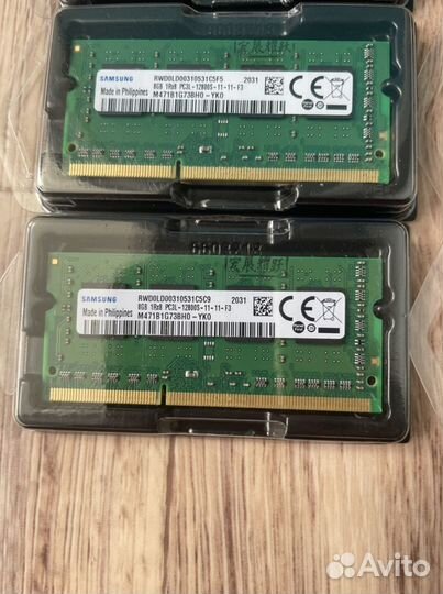 Новая память DDR3 ddr3l 8gb Samsung для ноутбуков