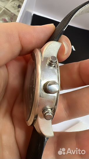 Серебряные часы ника