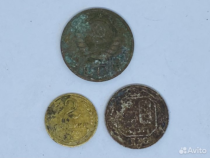 Старые советские монеты 20-30-х годов. СССР