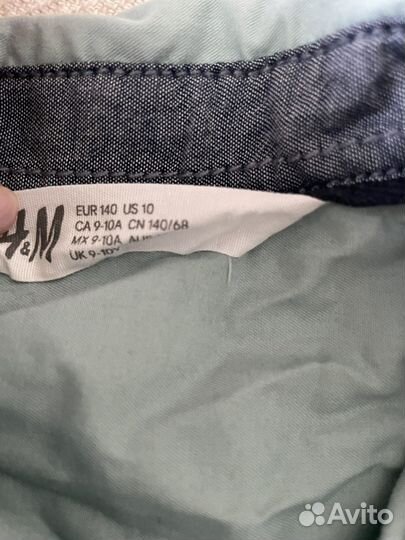 Рубашка h&m 140