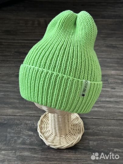 Вязаная шапка 100% меринос