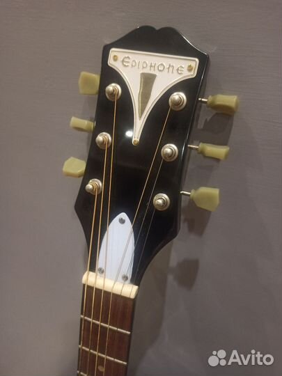 Акустическая гитара Epiphone pro-1 ebony