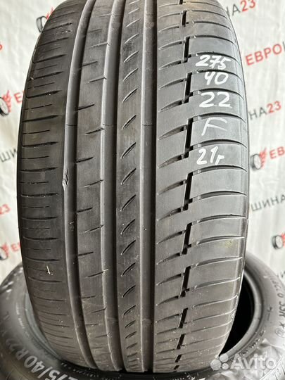 Continental ContiPremiumContact 6 275/40 R22 и 315/35 R22 106Y