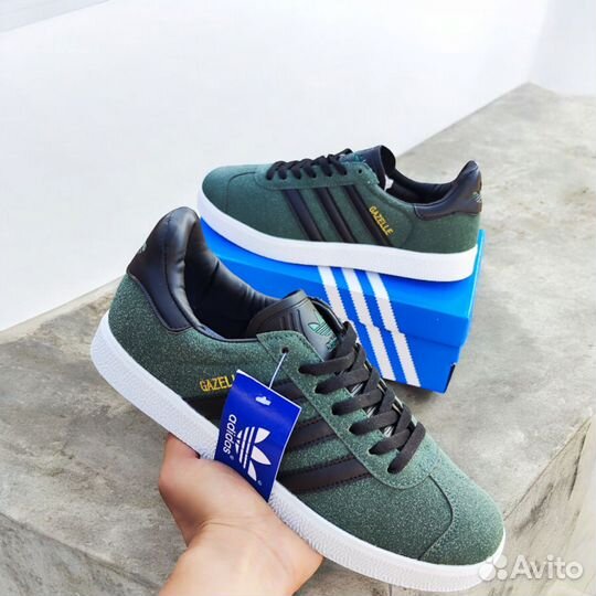 Кеды Мужские кроссовки Adidas Gazelle Lux