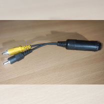 Переходник с RCA на jack 6,3 mm