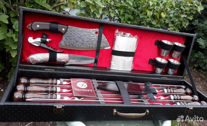 Шашлычный набор 16 предметов доставка 2 ч. Екб