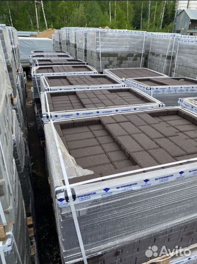 Тротуарная плитка Вибропрессованная в наличии