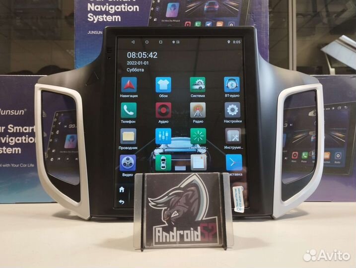 Магнитола Hyundai creta Tesla