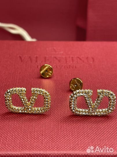 Valentino серьги браслет цепочка