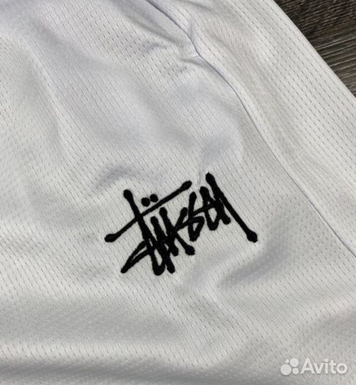 Шорты nike stussy белые