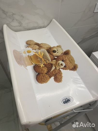 Пеленальный столик с ванночкой cam