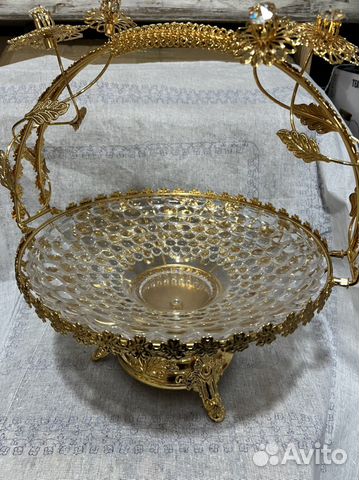 Ваза хрустальная