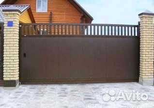 Откатные ворота с установкой