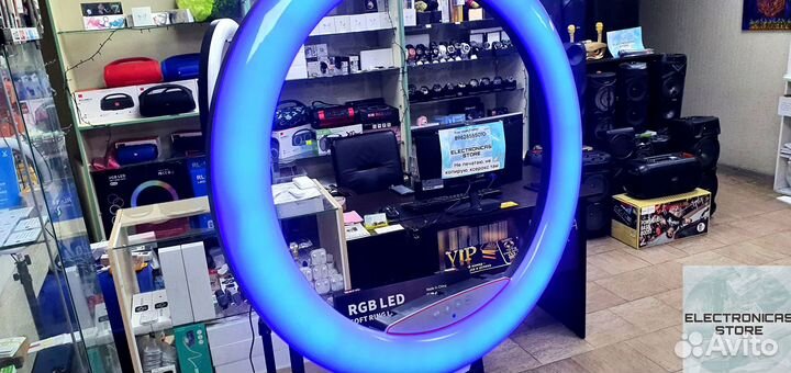 Кольцевая Лампа 56 см со Штативом MJ-56 v.9