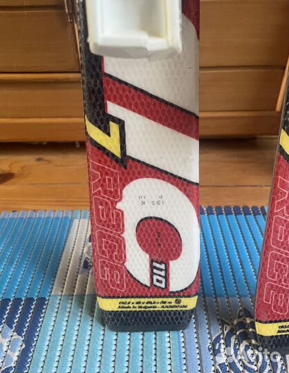 Горные лыжи atomic 110+ палки Salomon